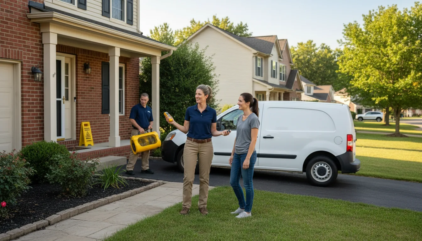 Water restoration image for Home Water Damage Repair in Narrows, VA